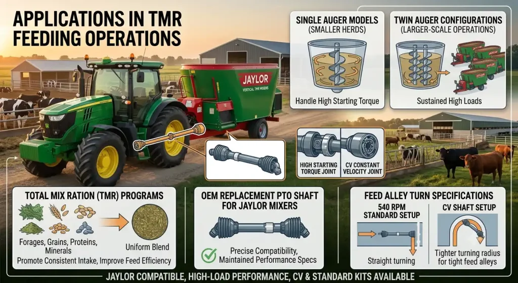 Applications in TMR Feeding Operations