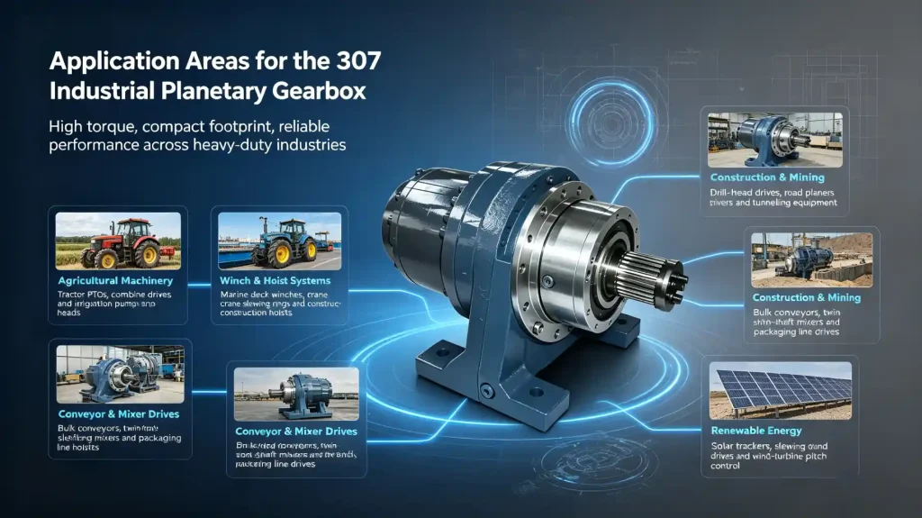 Application Areas for the 307 Industrial Planetary Gearbox