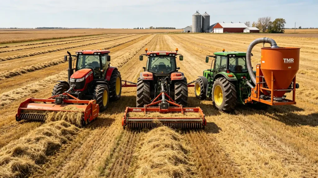 PTO drive shafts for feed mixers discbines and flail shredders agricultural equipment Canada