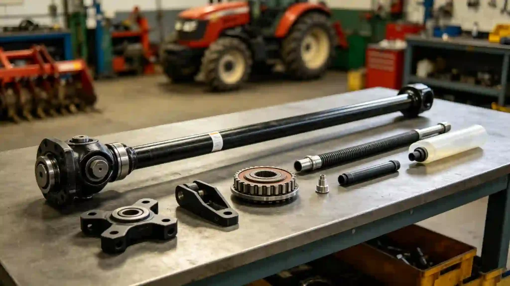 PTO Shaft Universal Joints, Yokes, and Cross Reference Guide — How to Find the Right Replacement Part PTO shaft universal joint cross reference yoke slip clutch disc parts catalogue global aftermarket agricultural