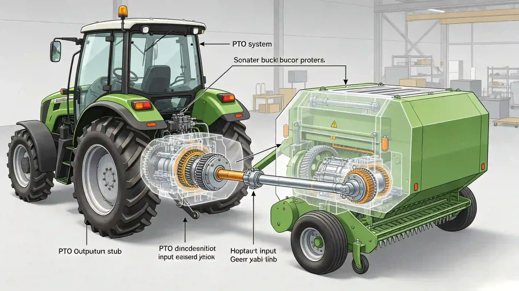 What Is a PTO Shaft on a Tractor — And Why It Matters for Your Farm Equipment how tractor PTO works power take off system diagram agricultural implement connection explained