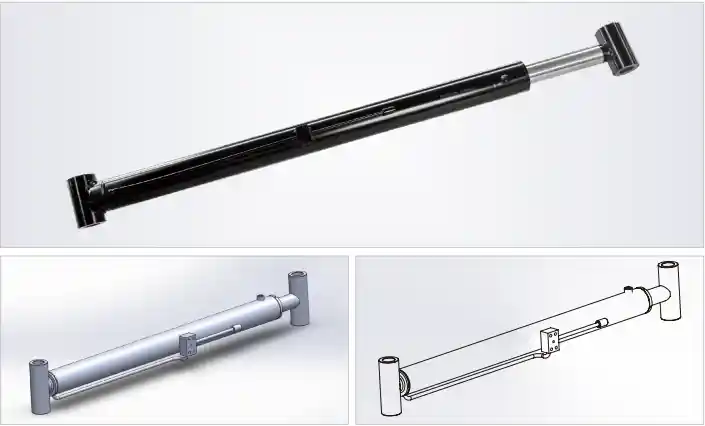 HCYY11112003 hydraulic cylinder product view