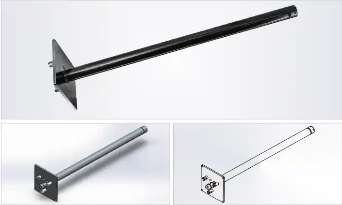 Aerial Work Platform Lift Hydraulic Cylinder — HCYY11112006 | Long-Stroke Φ65×Φ45×1260, 18 MPa HCYY11112006 long-stroke AWP lifting cylinder product view