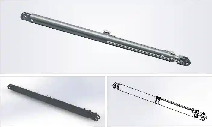 HCYY11112019 Crawler Crane Boom Anti-Tip Hydraulic Cylinder-Product Visuals